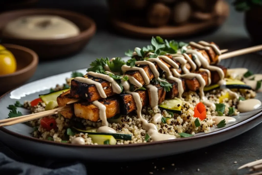 About Us 1 grilled-skewer-plate-with-meat-vegetables